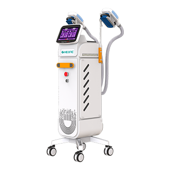 Cryolipolysis weight loss machine with double removable handle